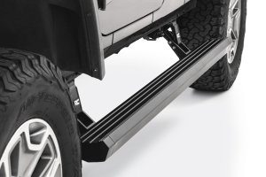 Jeep Wrangler JK Unlimited Power Running Boards - Rough Country - 6-Inch All-Season Aluminum Boards - '07-'10